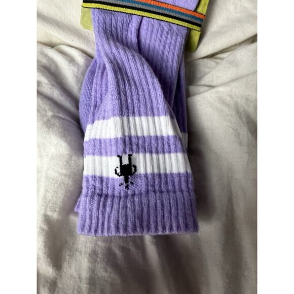 SmartWool Athletic Stripe Targeted Cushion Socks - Merino Wool, Crew Size XL - Picture 2 of 6